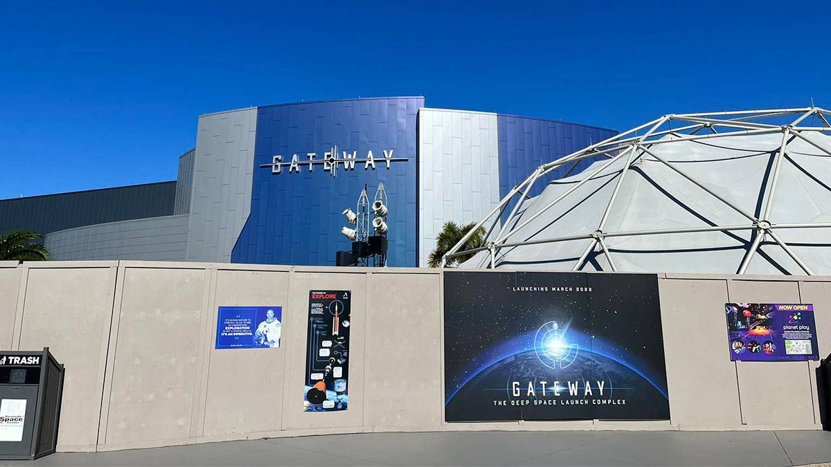 exterior of Gateway Kennedy Space Center in Orlando, Florida, USA